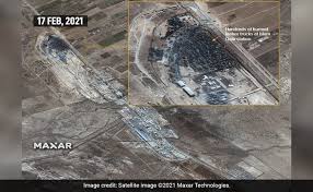 Rubble Continually Smouldering Since The Massive Fire At Afghanistan's Islam Qala 1 oil tankers destroyed