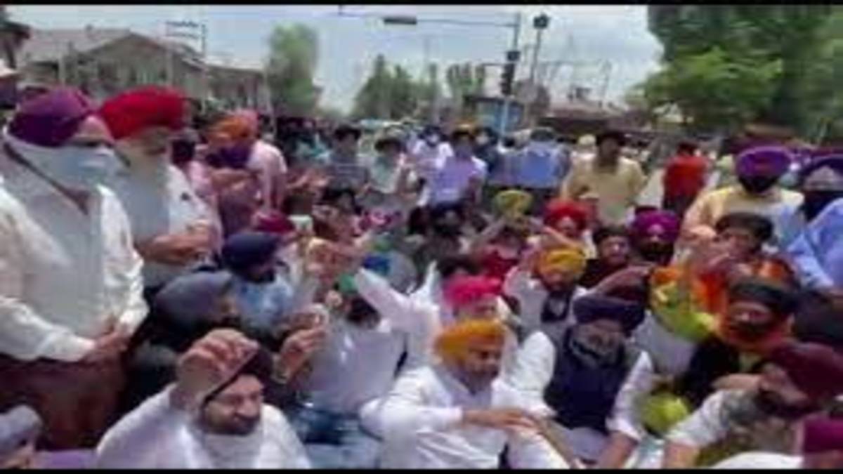 Sikh Protest On Roads In Jammu And Kashm...