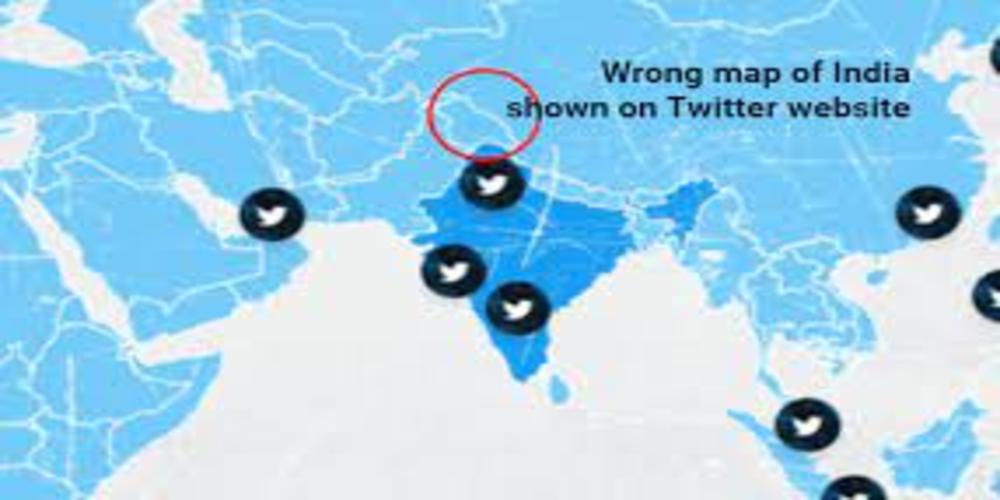 UP Police Again Books Twitter In Legal Case Over Incorrect Map Of India 1 Map 1 1000x500 1